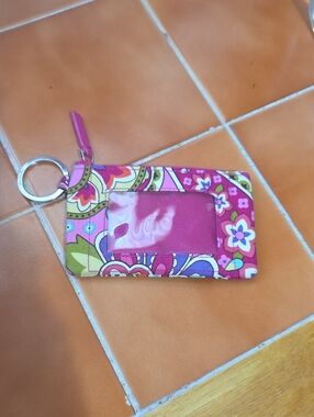 VERA BRADLEY PAISLEY SWIRL ID HOLDER/ COIN POUCH NWOT